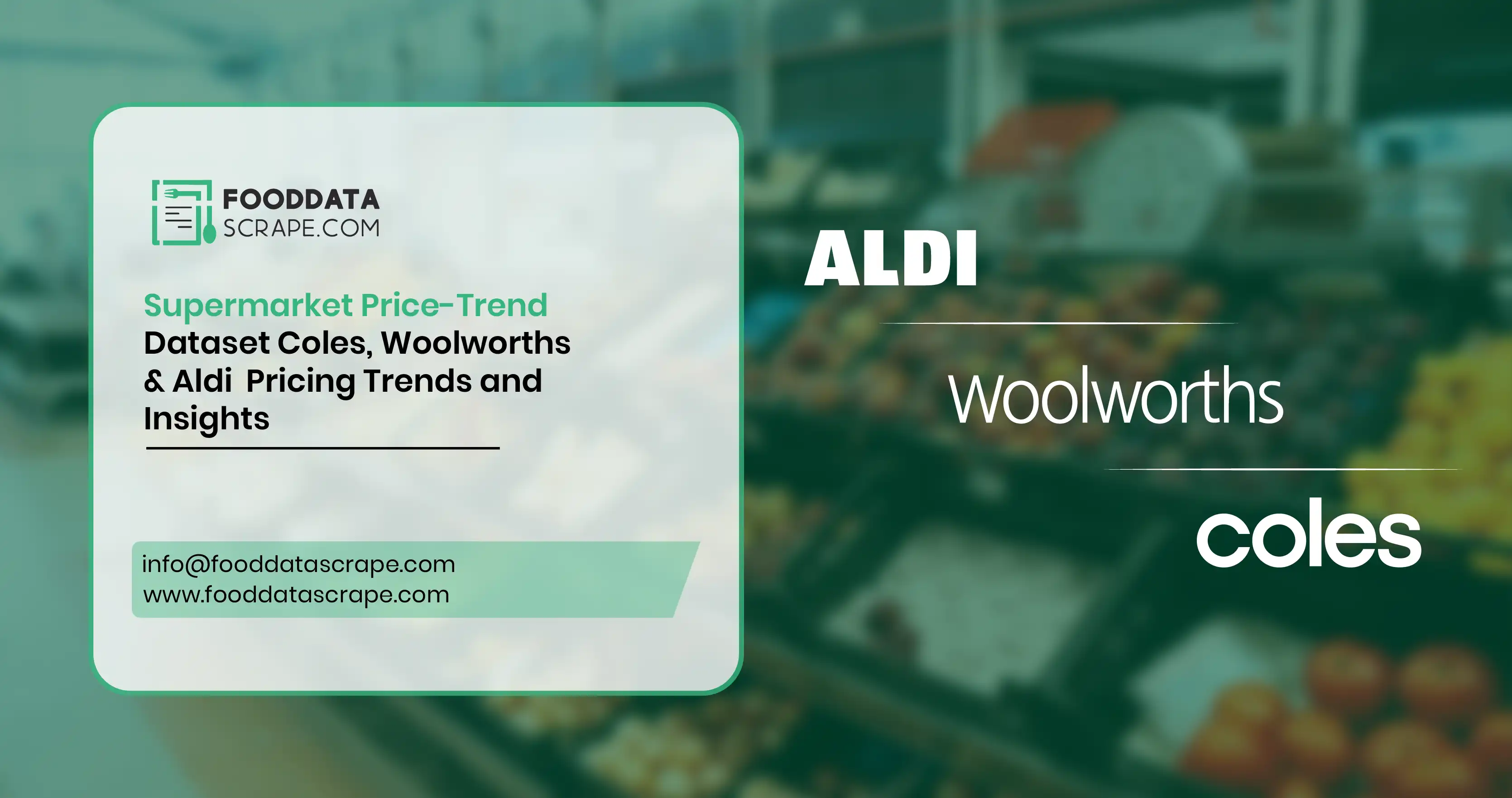 Supermarket Price-Trend Dataset: Coles, Woolworths & Aldi
